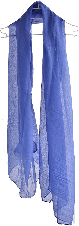 woogwin Women's Cotton Scarves Lady Light Soft Fashion Solid Scarf Wrap Shawl