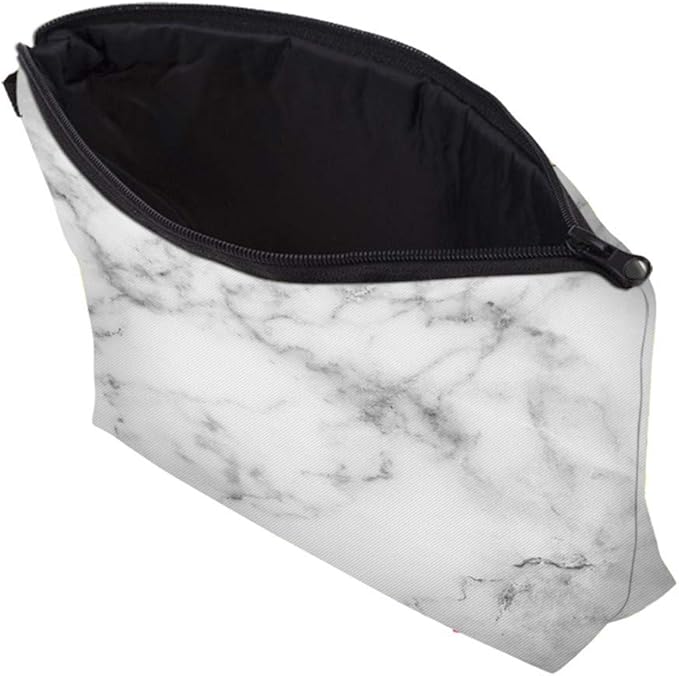 Deanfun Cosmetic Bag for Women, Durable Roomy Marble Makeup Bags Travel Waterproof Toiletry Bag Accessories Organizer Gifts (51973)
