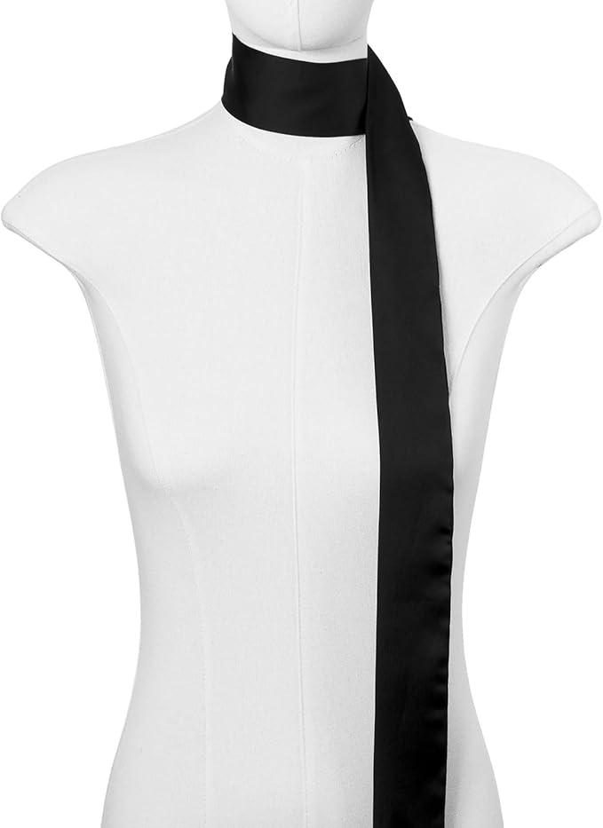 Solid Color Neck Scarf Purse Narrow Scarf Handbags Skinny Twill Hair Scarves Women Fashion Accessories Bag Charms