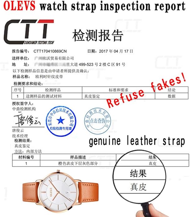 OLEVS Mens Watches Minimalist Ultra Thin Fashion Casual Analog Quartz Date Watch Waterproof Slim Simple Big Face Dress Wrist Watch Leather Band for Men