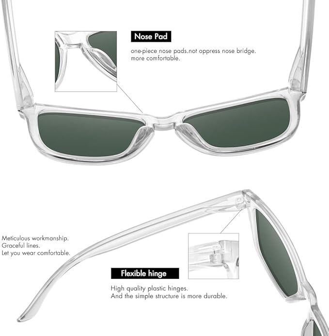 MEETSUN Polarized Sunglasses for Women Men Trendy Classic Retro Designer Style