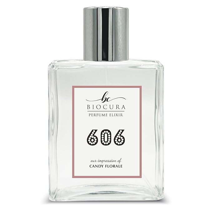 BC Perfume 606 Inspired by Candy Florale For Women Replica Fragrance Dupes Eau de Parfum Spray Bottle 3.4 Fl Oz/100ml-X1