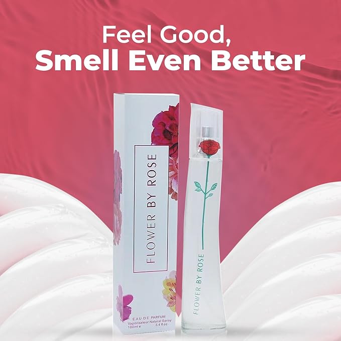 FLOWER BY ROSE Women Perfume Natural Spray Eau De Parfum,Wonderful Gift,Gourmand Fragrance,Daytime And Casual Use,A Classic Bottle,3.4 Fluid Ounce