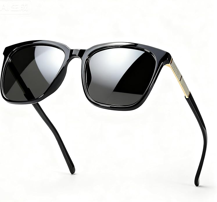 SIPHEW Oversized Square Sunglasses for Women|Lightweight Fashion Sunglasses 100% UV400 Protection|Trendy Mirrored Shade