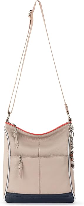 The Sak Lucia Crossbody Bag in Leather, Convertible Purse with Adjustable Strap