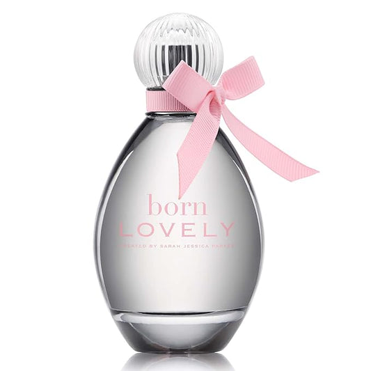 Born Lovely by SJP - Lush, Sweet, Elegant Amber Floral Eau De Parfum Spray Fragrance for Women - Mandarin, Peony, Honeysuckle, and Freesia - Intense, Long Lasting Scent - 3.4 oz