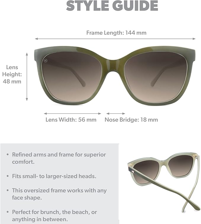 Knockaround Deja Views Polarized Sunglasses for Women & Men - Trendy Sunglasses - UV400 Protection