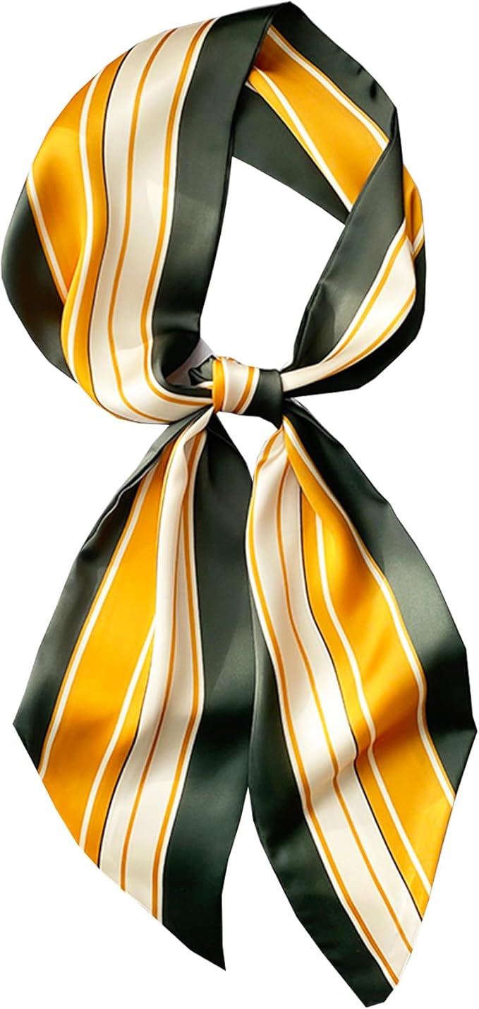Purse Scarf For Handbags Head Scarves For Women's Hair Bags Scarfs Long Skinny Scarves Fashion Silky