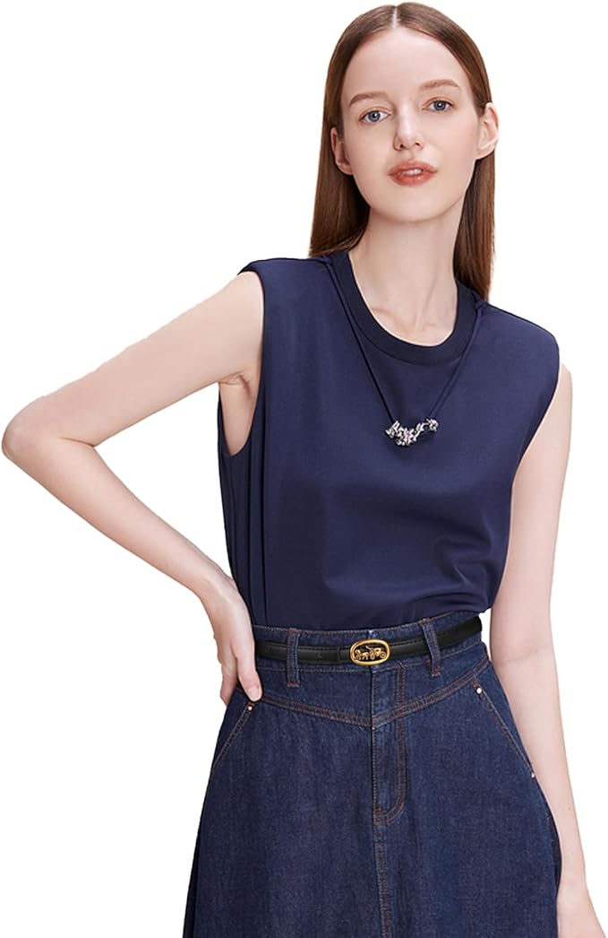 Relang Women's Belts with Gold Buckle, Fashion Waist Band, Elegant Ladies' Belt, Gift for Women