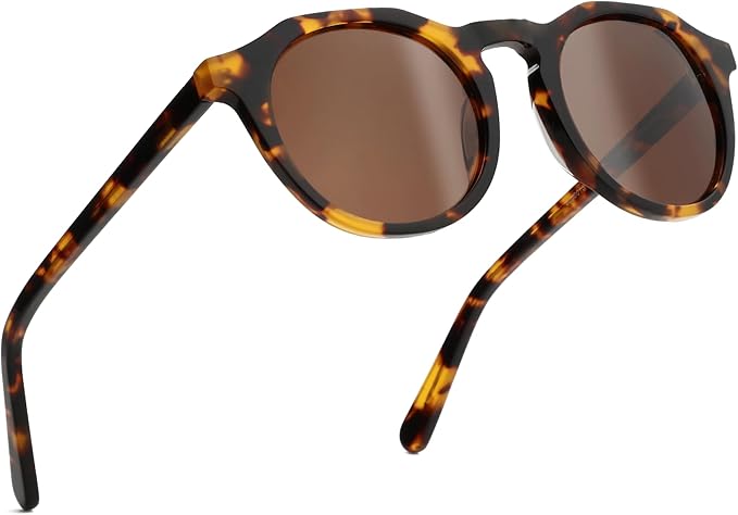ZENOTTIC Vintage Round Polarized Sunglasses for Men Women UV400 Protection