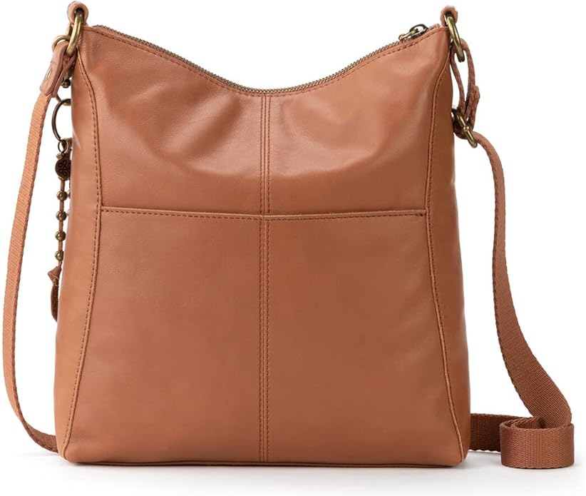 The Sak Lucia Crossbody Bag in Leather, Convertible Purse with Adjustable Strap