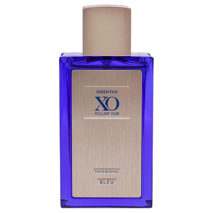 Orientica XO Xclusif Oud Bleu Extrait de Parfum – Woody, Spicy, Vanilla, Cardamom, Bergamot, Lavender, Apple, Jasmine, Patchouli, Musk - Arabic Perfume for Men & Women – 2.0oz / 60ml