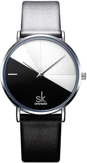 SHENGKE Simplicity Creative Women Watch Genuine Leather Elegant Women Watches Ladies Business Wristwatch