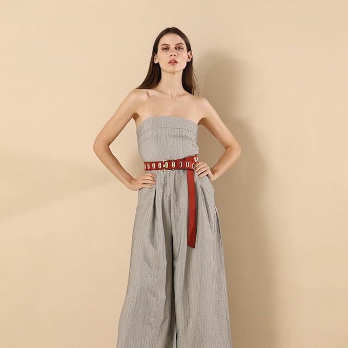 Wide Belts for Women Leather Wide Belts Fashion Thick Black Belt With Gold Buckle Belt for Dresses