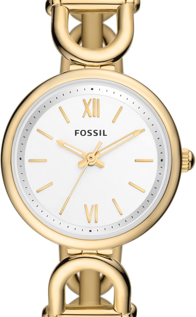 Fossil Women's Carlie Quartz Stainless Steel Three-Hand Watch