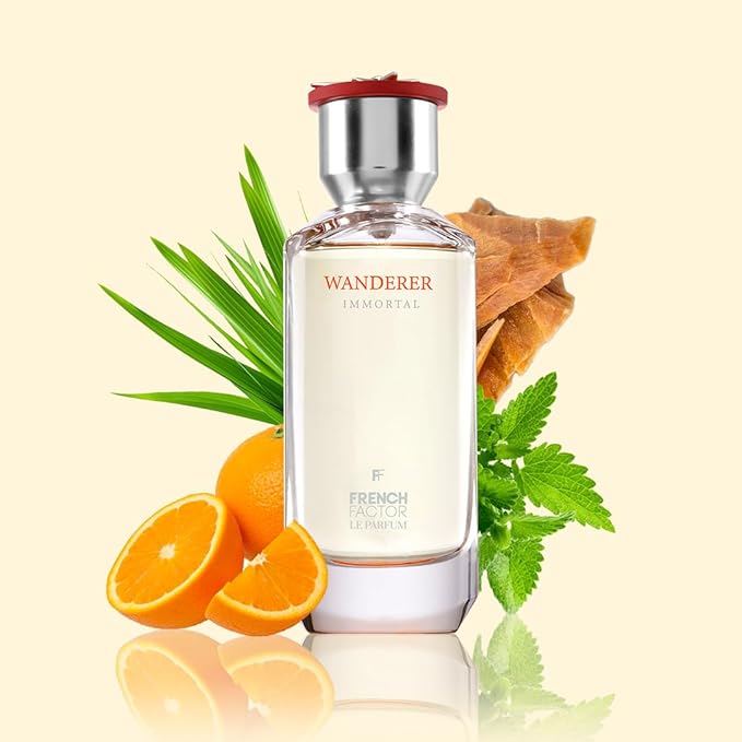 French Factor Wanderer Polaris Men’s Perfume | Premium Long-Lasting Eau de Parfum | Citrus Woody Spicy Fragrance | Elegant All-Day Cologne | 100ml (3.3 fl oz)