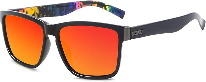 ANDOILT Sport Polarized Square Sunglasses