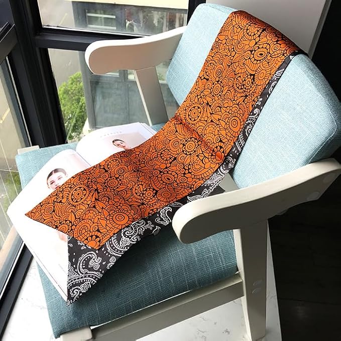 100% Mulberry Silk Ribbon Scarf for Hair Beach Head Wraps for Women Handbag accessories Necktie