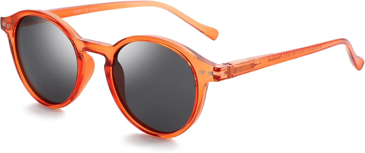 ZENOTTIC Polarized Round Sunglasses, Stylish Sunglasses for Men and Women Retro Classic, Multi-Style Selection