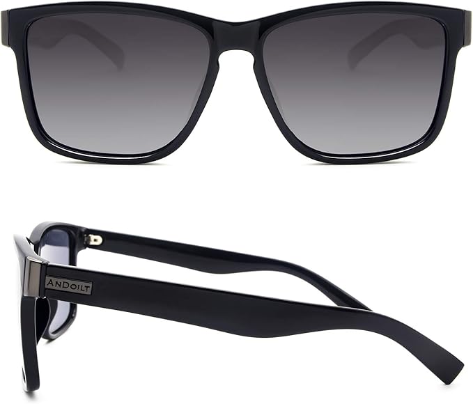 ANDOILT Sport Polarized Square Sunglasses