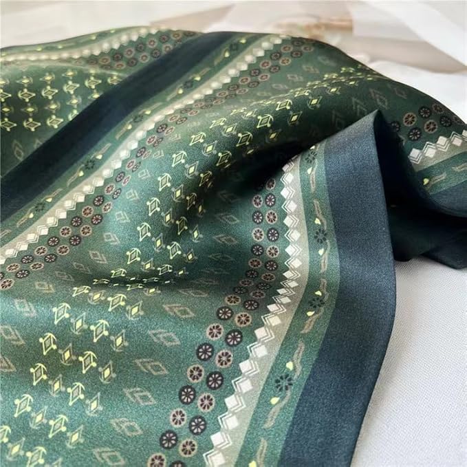100% Mulberry Silk Ribbon Scarf for Hair Beach Head Wraps for Women Handbag accessories Necktie
