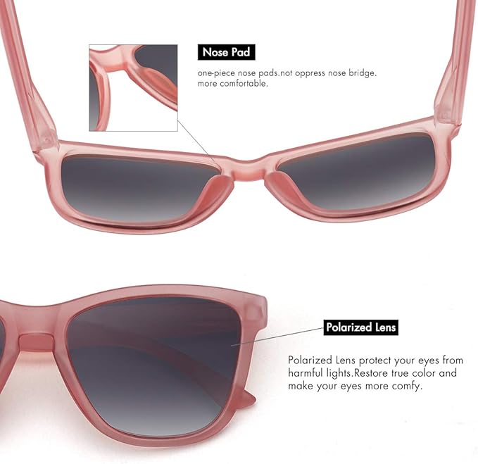 MEETSUN Polarized Sunglasses for Women Men Trendy Classic Retro Designer Style