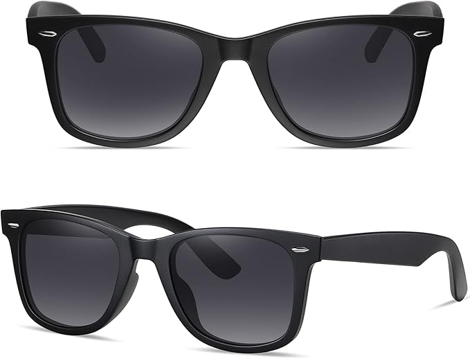 MEETSUN Polarized Sunglasses for Women Men Classic Retro Square Frame Driving Sun Glasses UV Protection