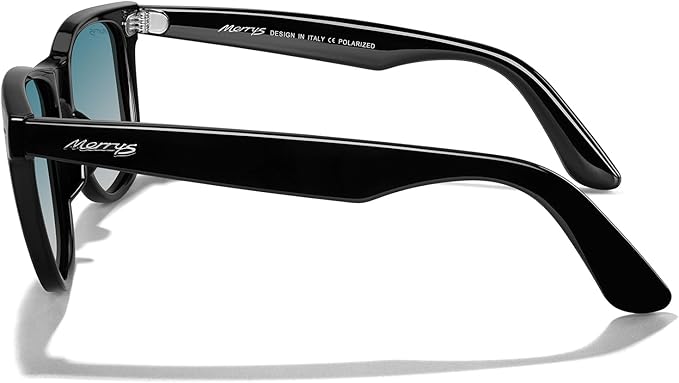 MERRY'S Classic Square Shape Polarized Sunglasses for Womens Mens Retro Designer UV400 Sun Glasses S6140