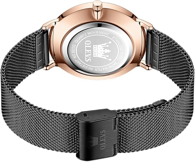 OLEVS Mens Gold Watches Analog Quartz Business Dress Watch Day Date Stainless Steel Classic Luxury Luminous Waterproof Casual Male Wrist Watches