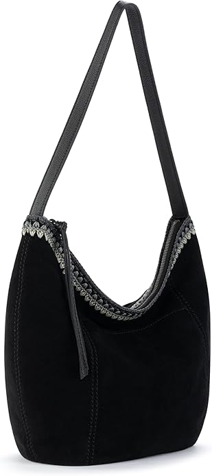 The Sak Sequoia Hobo Bag - Premium Large Leather Women's Handbag for Everyday & Travel - Durable Purse With Zipper Pocket