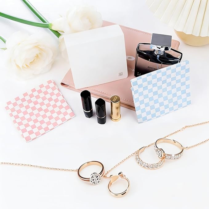 2 PCS Small Makeup Bag for Purse, Mini Portable Cosmetic Bags for Women, Coin Purse Lipstick Cosmetic Accessories Organizer, Small Travel Kit Storage Pouch