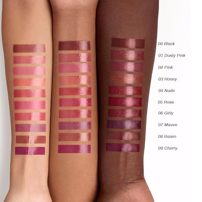 Kaely Cherry Honey Lipstick Tinted Lip Balm, Hydrating Shine Lipstick for Women Dry Lips, Moisturizing Nourishing Glossy Lip Gloss Stain Makeup, Sheer Lightweight, Vegan & Cruelty-Free, 09