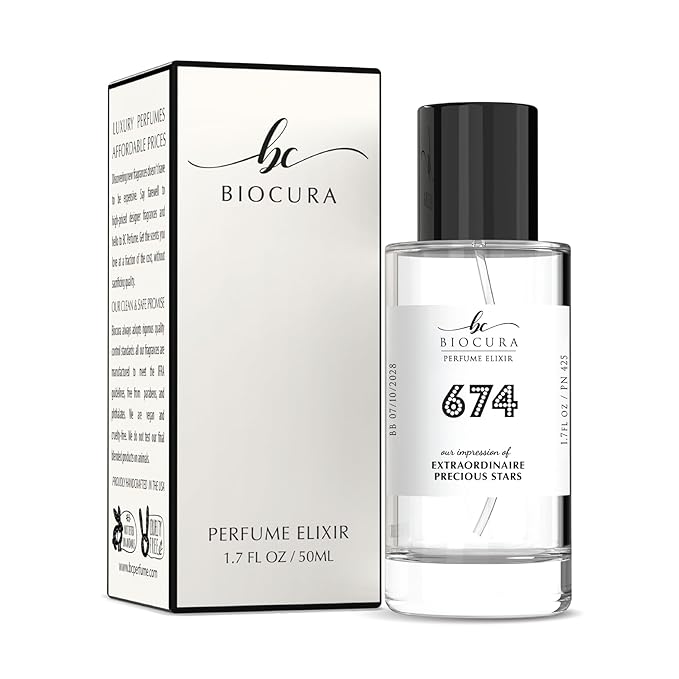 BC Perfume 674 Inspired by Extraordinaire Precious Oud For Women Replica Fragrance Dupes Eau de Parfum Spray Bottle 1.7 Fl Oz/50ml-X1