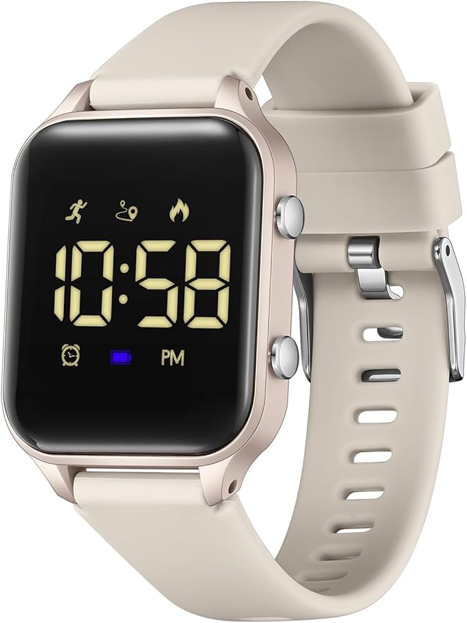 L LAVAREDO Kids Digital Watches for Boys Girls,Waterproof Sport Watch with Pedometer Stopwatch Vibration Alarm for Ages 5-13,No App Fitness Tracker Watch for Kids Teens Birthday Christmas Gifts