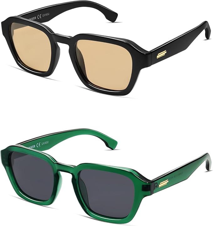 VANLINKER Retro Vintage Polarized Trendy Small Square Sunglasses for Women Men 2025 Fashion Shades VL9858