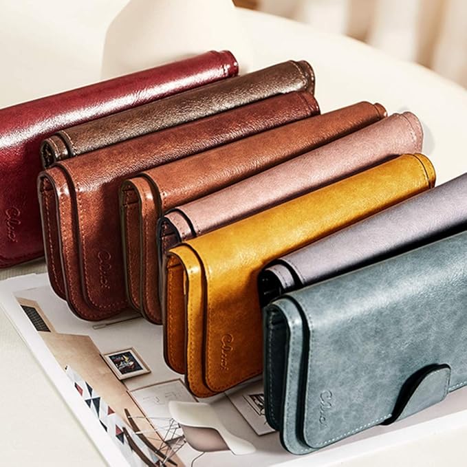 CLUCI Wallet For Women PU Leather RFID Blocking Womens Wallet Bifold Card Holder with ID Window Gifts for Women Birthday | RFID Blocking, Designer, Trifold, Card Holder, ID Window