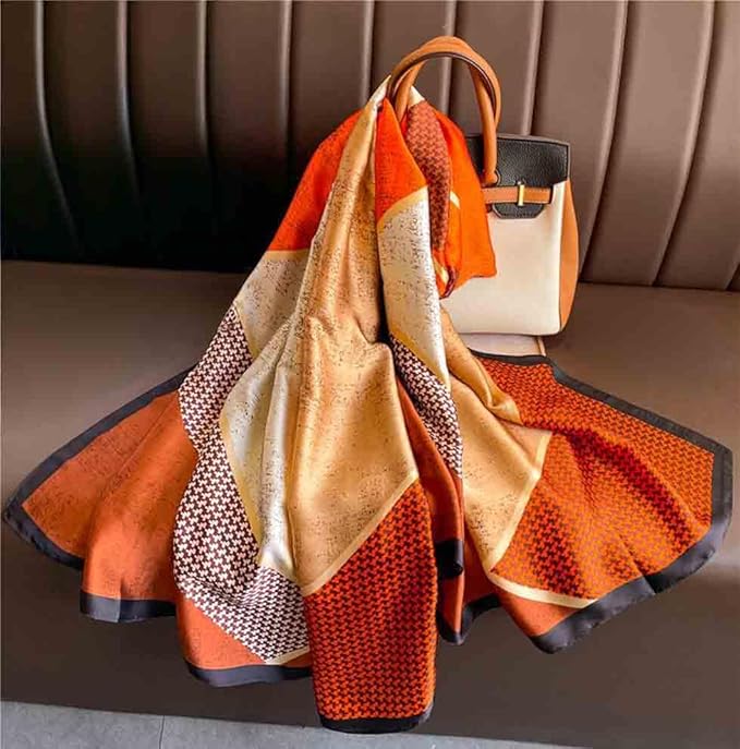 Xyueanlo Scarfs for Women Lightweight Scarves Fashion Print Floral Pattern Head Scarf Wraps Shawls