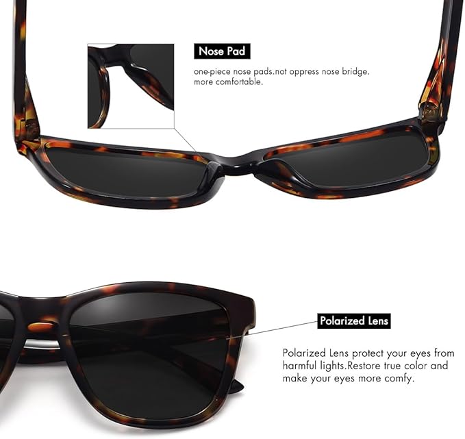 MEETSUN Polarized Sunglasses for Women Men Trendy Classic Retro Designer Style