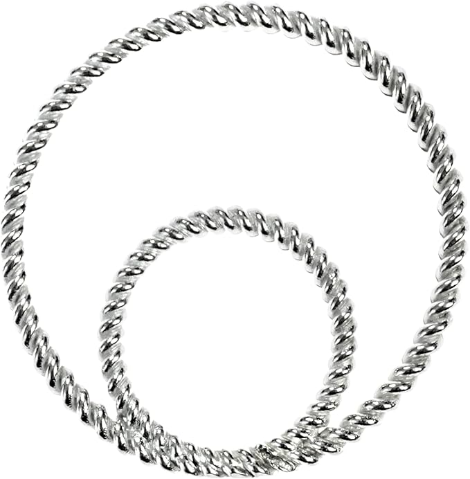 Handmade Pewter Scarf Rings and Slides - Metal Clip for Women Scarves - American Made