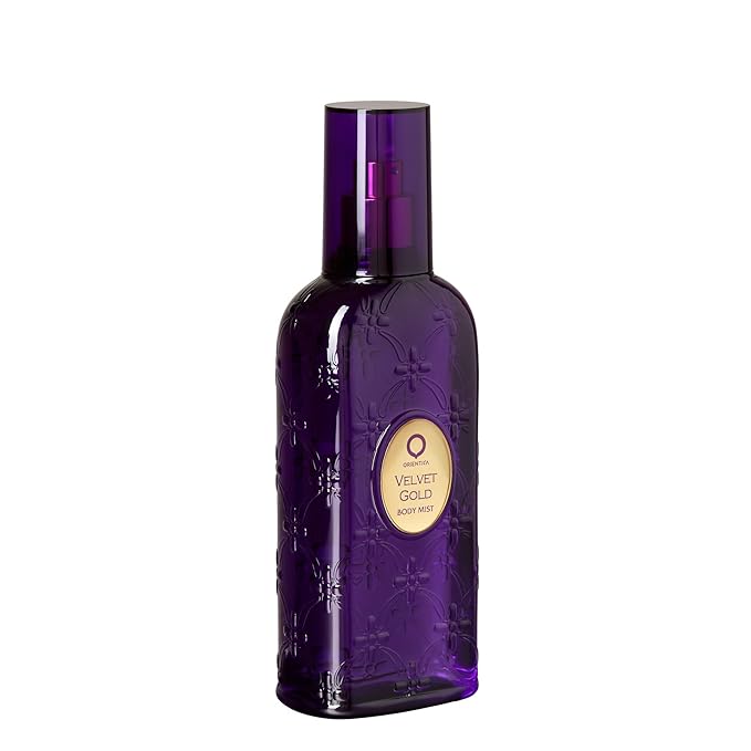 Orientica Luxury Collection Velvet Gold Body Mist – Bergamot, Caramel, Violet, Pink Pepper, Powdery, Patchouli, Rose, Musk, Animalic accord, Vanilla - Arabic Perfume for Men & Women – 8 Oz / 236ml