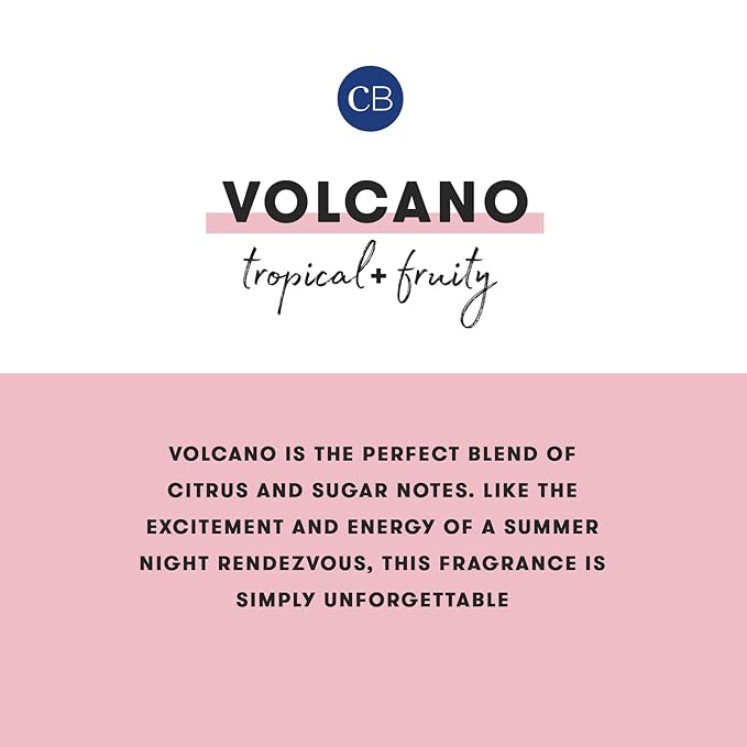 Capri Blue Volcano Eau de Parfum Spray Pen - Summer Fragrance - Mini Perfumes for Women - Travel Size Citrus Perfume with Notes of Tropical Fruits & Sugared Citrus (0.34 fl oz)