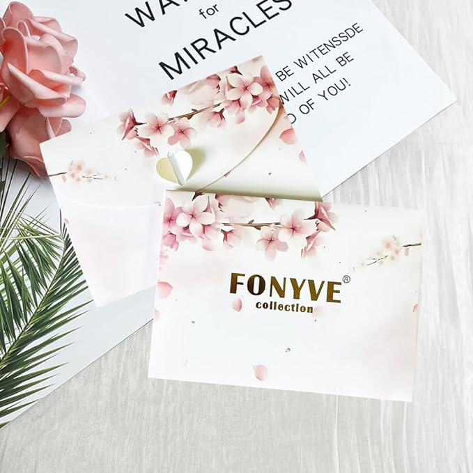 FONYVE Silk Feeling Scarf Medium Square Satin Head Scarf for Women 27.5 × 27.5 inches