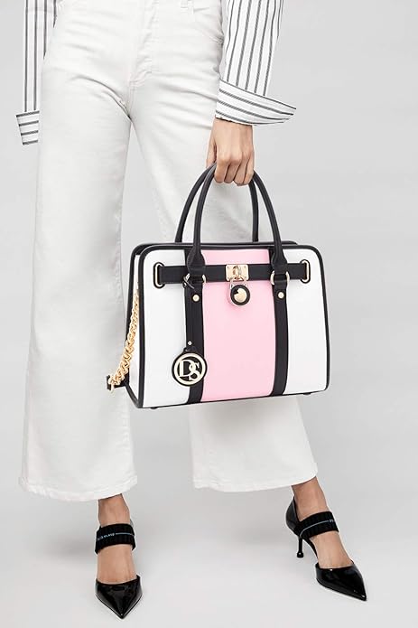 Dasein Handbags Purses Set for Women Top Handle Satchel Shoulder Bags Large Work Tote Bag with Matching Wallet