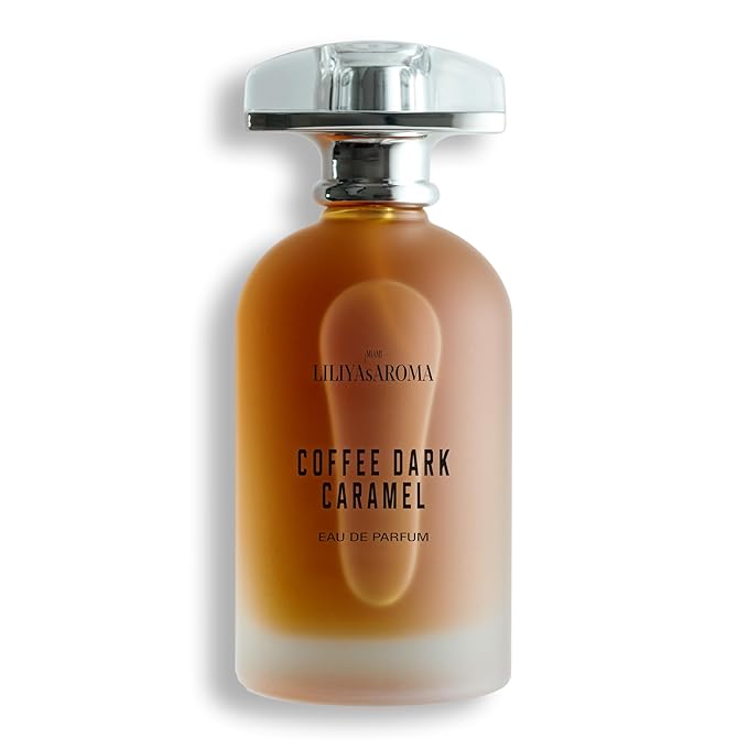 Liliya's Aroma Coffee Dark - Caramel Luxurious Eau de Parfum Long-Lasting Fragrance for Men 3.4 Fl Oz