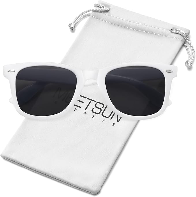 MEETSUN Polarized Sunglasses for Women Men Classic Retro Square Frame Driving Sun Glasses UV Protection