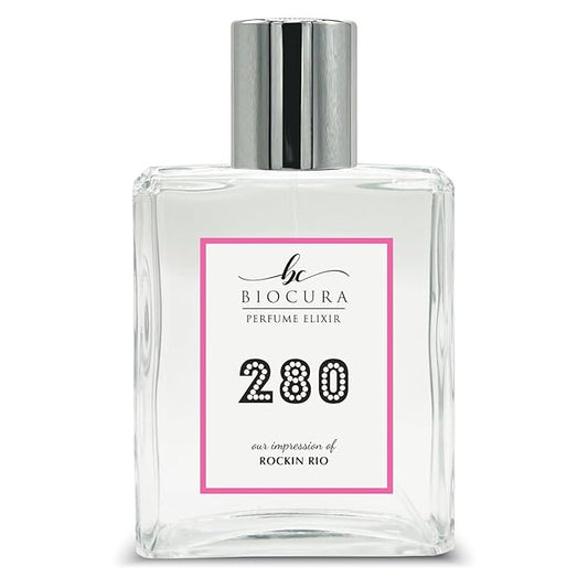 BC Perfume 280 Inspired by Rockin Rio For Women & Men Replica Fragrance Dupes Eau de Parfum Spray Bottle 3.4 Fl Oz/100ml-X1