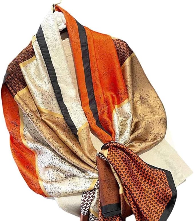 Xyueanlo Scarfs for Women Lightweight Scarves Fashion Print Floral Pattern Head Scarf Wraps Shawls