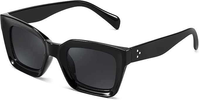 FEISEDY Classic Women Sunglasses Fashion Thick Square Sun Glasses Chunky Frame UV400 B2471