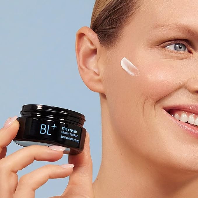 Blue Lagoon BL+ The Cream Whipped Facial Moisturizer – Bioactive Collagen Support, Deep Hydration, Fragrance-Free, Clean Skincare, Anti-Aging, Diminishes Wrinkles, For Normal & Dry Skin, 1.7 oz, 50 ml