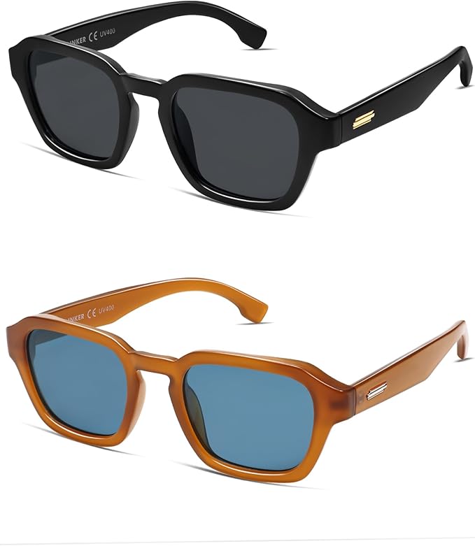 VANLINKER Retro Vintage Polarized Trendy Small Square Sunglasses for Women Men 2025 Fashion Shades VL9858